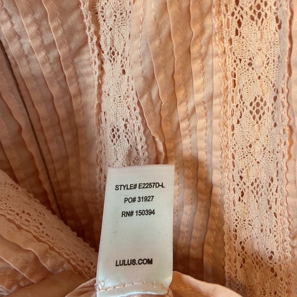 Lulus Pink Ryleigh Tie-Front Lace Mini Dress - Picture 8 of 11